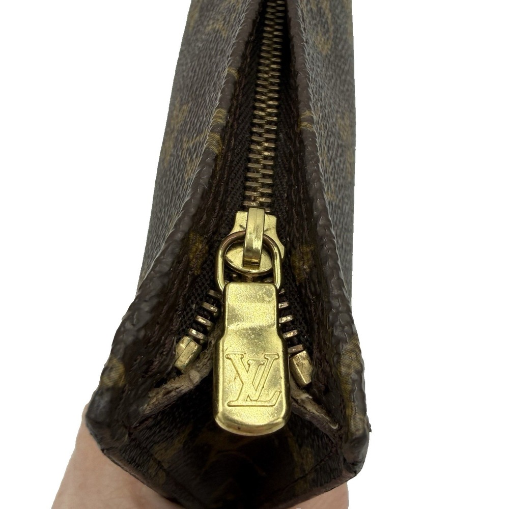 Authentic Vintage Louis Vuitton Monogram Bucket GM Pouch + COA - Clean Interior - Picture 11 of 16